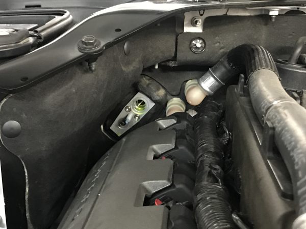 2015-2017 Mustang GT AC Lines Removed Firewall